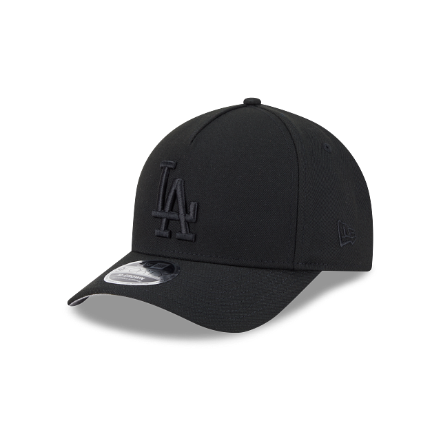 Los Angeles Dodgers MLB New Era Men Black on Black 9Forty M-Crown Adjustable A-Frame Hat product image 1, provided for