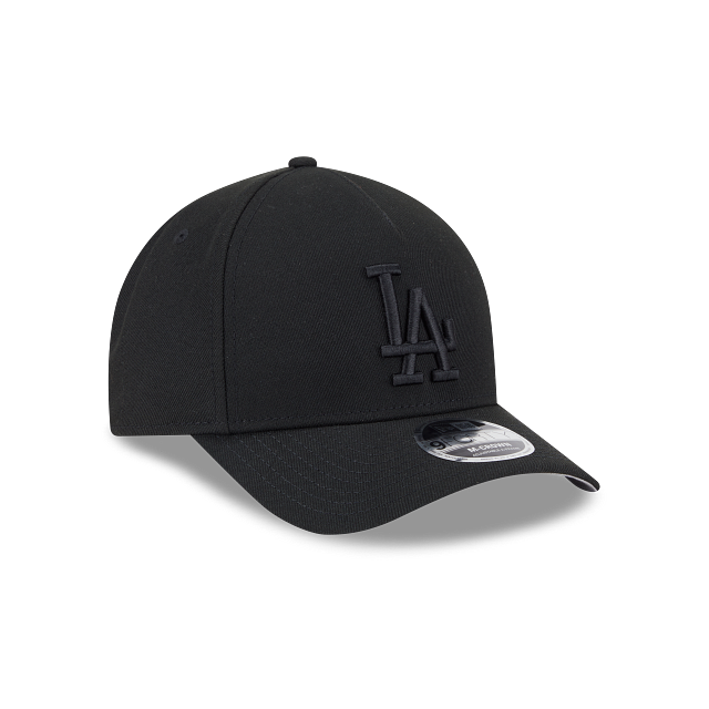 Los Angeles Dodgers MLB New Era Men Black on Black 9Forty M-Crown Adjustable A-Frame Hat product image 7, provided for