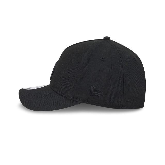 Los Angeles Dodgers MLB New Era Men Black on Black 9Forty M-Crown Adjustable A-Frame Hat product image 3, provided for