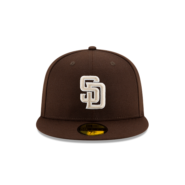 San Diego Padres MLB New Era Men Brown 59Fifty Authentic Collection Alternate Fitted Hat product image 6, provided for