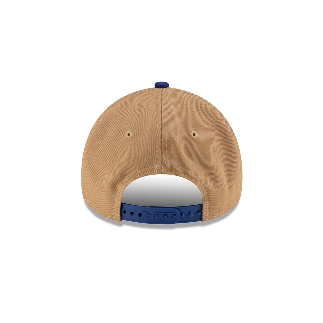Toronto Blue Jays MLB New Era Men Khaki/Royal 9Forty A-Frame Snapback product image 2, provided for visual reference and