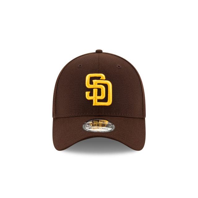 San Diego Padres MLB New Era Men Brown 39Thirty Team Classic Stretch Fit Hat product image 5, provided for visual reference