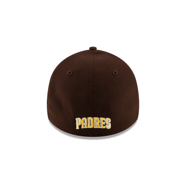 San Diego Padres MLB New Era Men Brown 39Thirty Team Classic Stretch Fit Hat product image 2, provided for visual reference