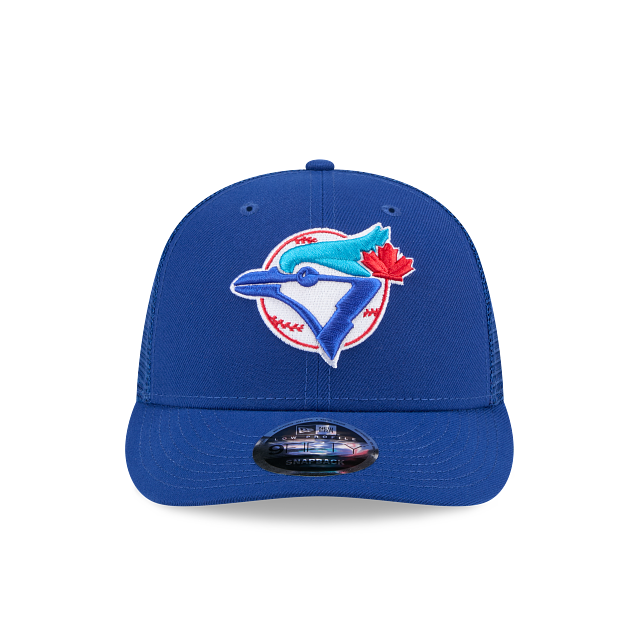 Toronto Blue Jays MLB New Era Men Royal 9Fifty Low Profile Cooperstown Trucker Snapback product image 7, provided for visual