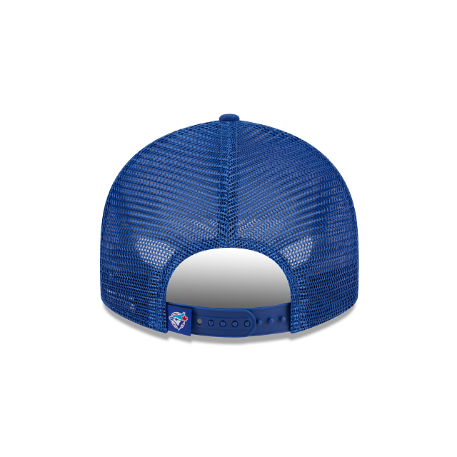 Toronto Blue Jays MLB New Era Men Royal 9Fifty Low Profile Cooperstown Trucker Snapback product image 2, provided for visual