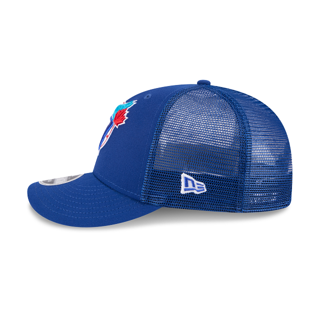 Toronto Blue Jays MLB New Era Men Royal 9Fifty Low Profile Cooperstown Trucker Snapback product image 6, provided for visual