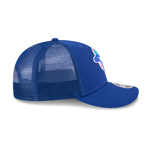 Toronto Blue Jays MLB New Era Men Royal 9Fifty Low Profile Cooperstown Trucker Snapback product image 5, provided for visual