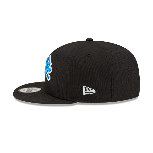 Detroit Lions NFL New Era Men Black 9Fifty Basic Snapback product image 6, provided for visual reference and product detail