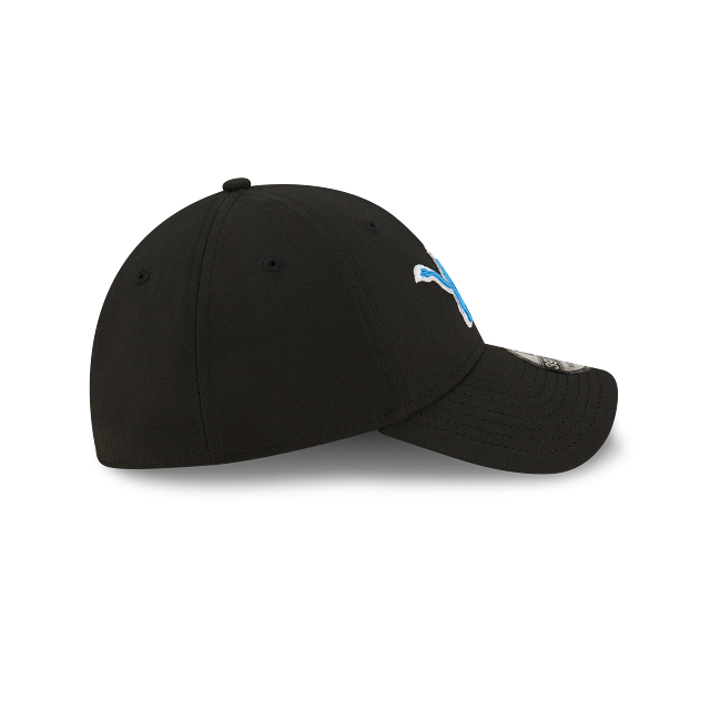 Detroit Lions NFL New Era Men Black 39Thirty Team Classic Stretch Fit Hat product image 4, provided for visual reference and