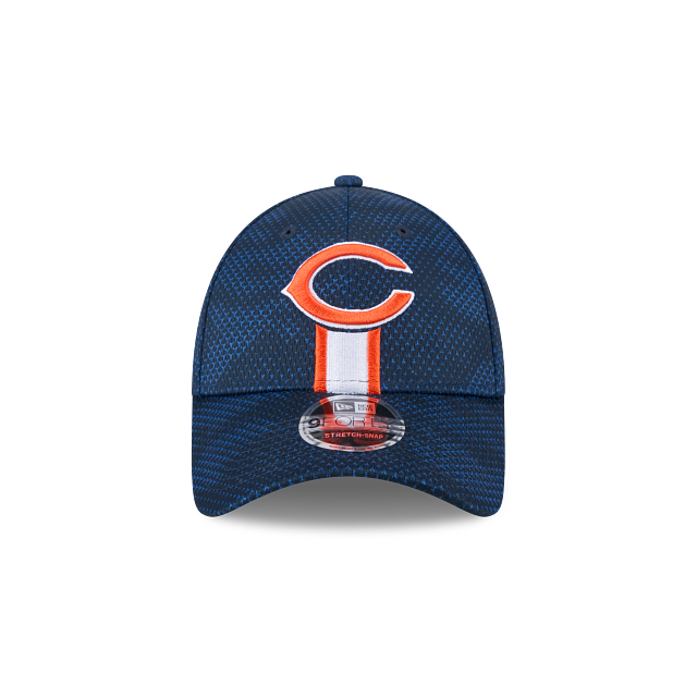 Chicago Bears NFL New Era Men Navy 9Forty 2024 Sideline Stretch Snapback Hat product image 4, provided for visual reference