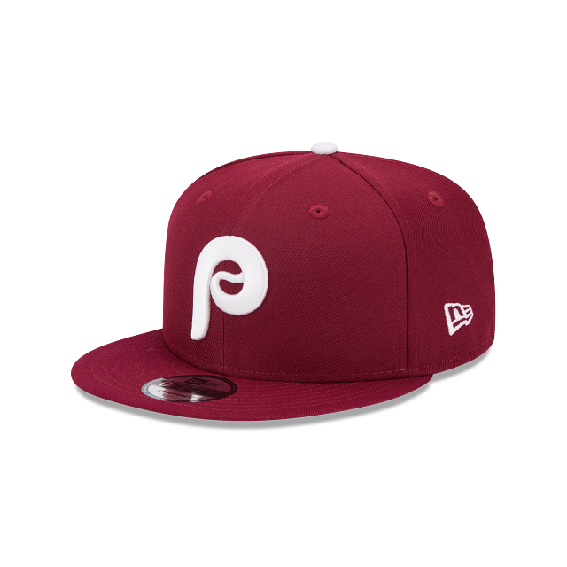 Philadelphia Phillies MLB New Era Men Burgundy 9Fifty Evergreen Snapback product image 1, provided for visual reference and