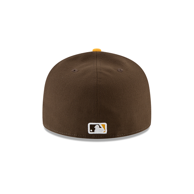 San Diego Padres MLB New Era Men Brown/Yellow 59Fifty Authentic Collection Alternate 2017 Fitted Hat product image 2,