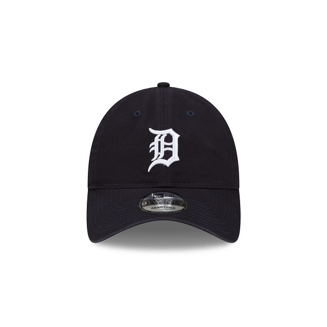 Detroit Tigers MLB New Era Men Black 9Twenty Core Classic Adjustable Hat product image 3, provided for visual reference and