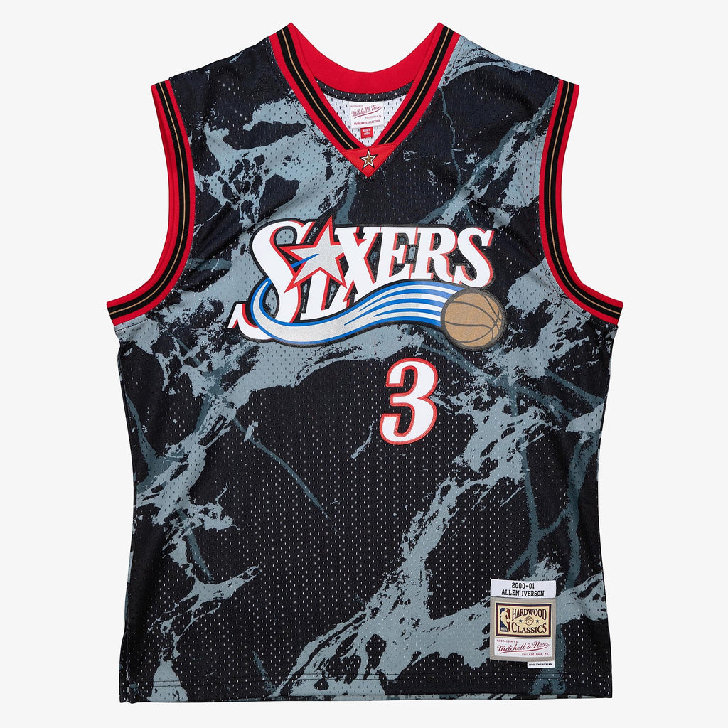 Allen Iverson Philadelphia 76ers 2000 Team Marble Swingman product image 3