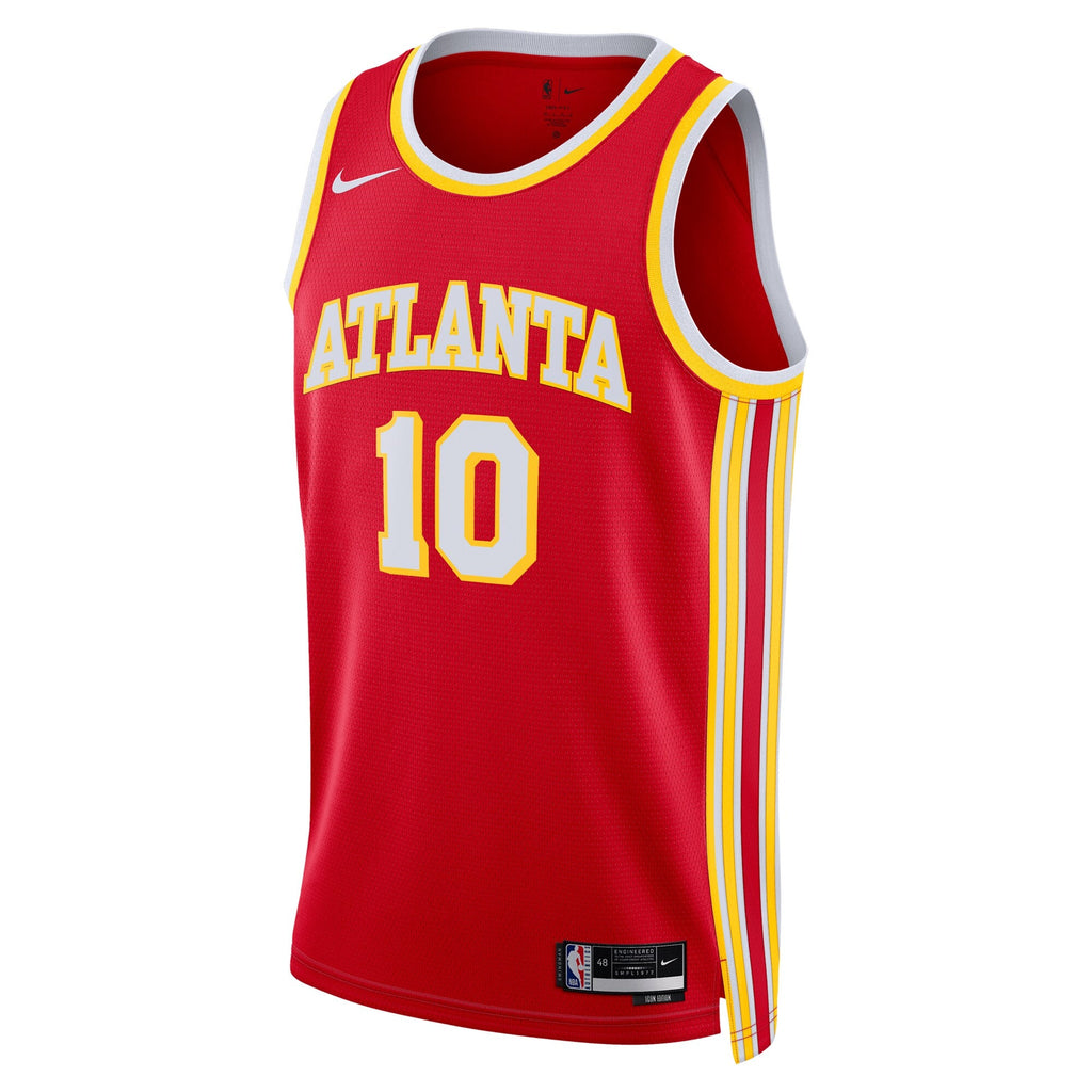 Zaccharie Risacher Atlanta Hawks Icon Swingman Red Jersey product image 3