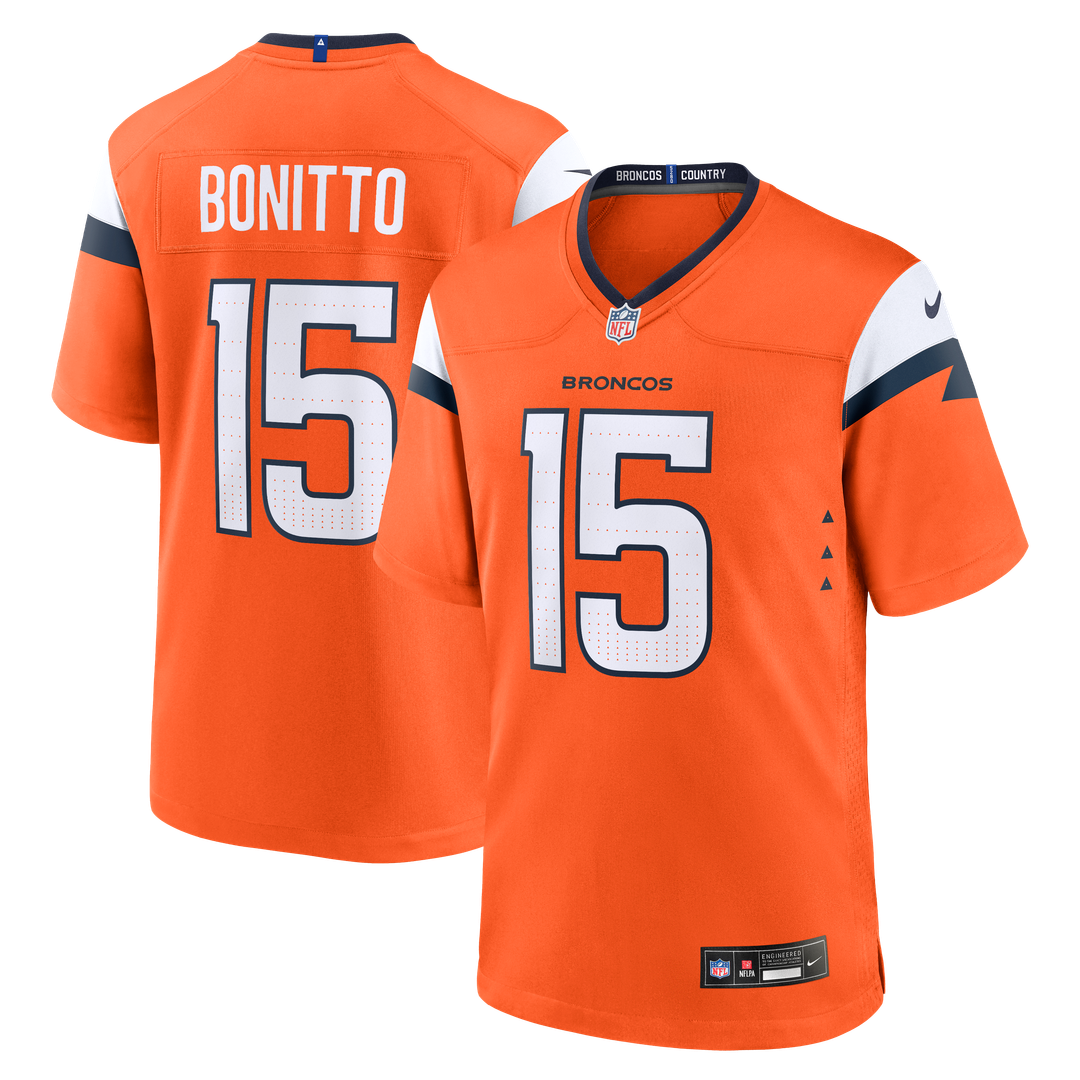 Denver Broncos Nik Bonitto Nike Orange Game Jersey product image 1
