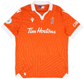 Forge FC CPL Macron Men Orange 2025/26 Primary Match Jersey product image 1, provided for visual reference and product