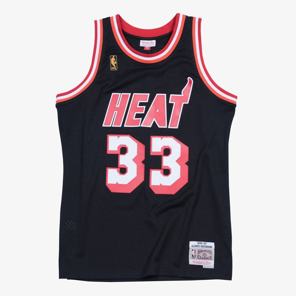 Alonzo Mourning Miami Heat Black Hardwood Classics Swingman product image 2