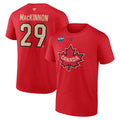 Nathan Mackinnon Canada NHL 4 Nations Face-Off Fanatics Branded Men Red Authentic T-Shirt product image 1, provided for