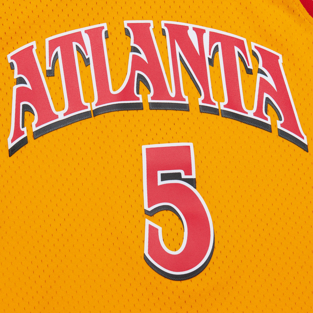Josh Smith Atlanta Hawks 2004 Alternate Authentic Yellow product image 5