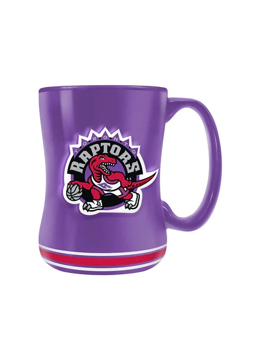 Toronto Raptors NBA TSV 14oz Purple Hardwood Classics Sculpted Mug product image 3, provided for visual reference and