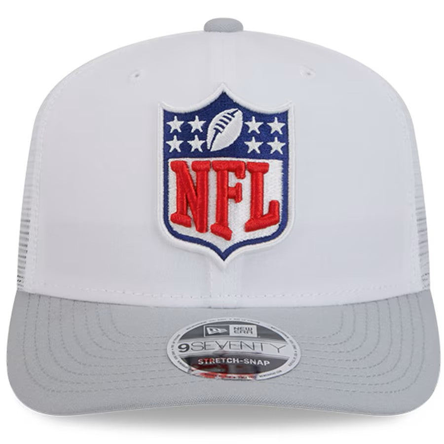 NFL Logo New Era Men White/Grey 9Seventy 2024 NFL Training Camp Stretch Snapback product image 5, provided for visual