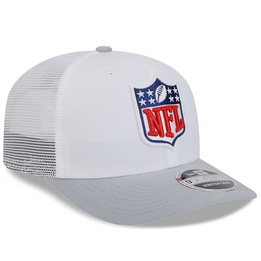 NFL Logo New Era Men White/Grey 9Seventy 2024 NFL Training Camp Stretch Snapback product image 4, provided for visual