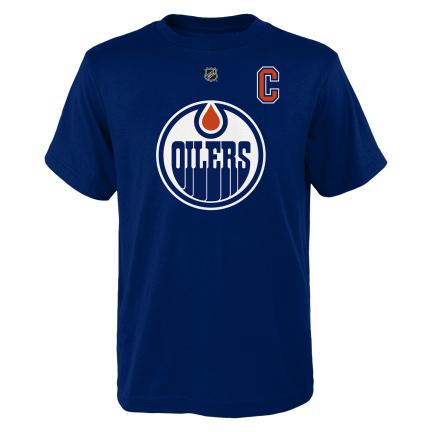 Connor McDavid Edmonton Oilers NHL Outerstuff Youth Navy Player T-Shirt product image 3, provided for visual reference and