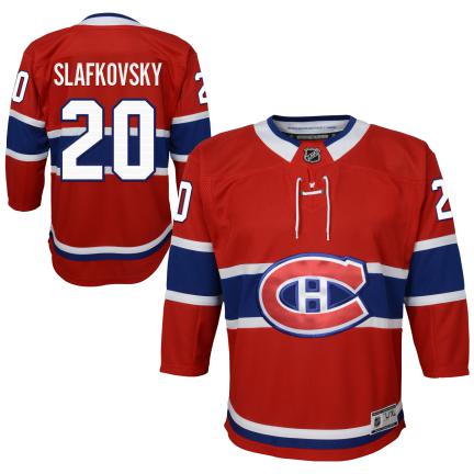 Juraj Slafkovsky Montreal Canadiens NHL Outerstuff Youth Red Premier Jersey product image 3, provided for visual reference