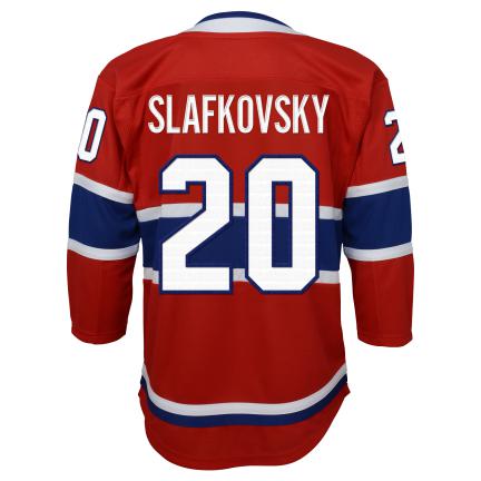 Juraj Slafkovsky Montreal Canadiens NHL Outerstuff Youth Red Premier Jersey product image 1, provided for visual reference