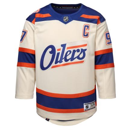 Connor McDavid Edmonton Oilers NHL Outerstuff Youth Third Alternate Premier Jersey product image 3, provided for visual