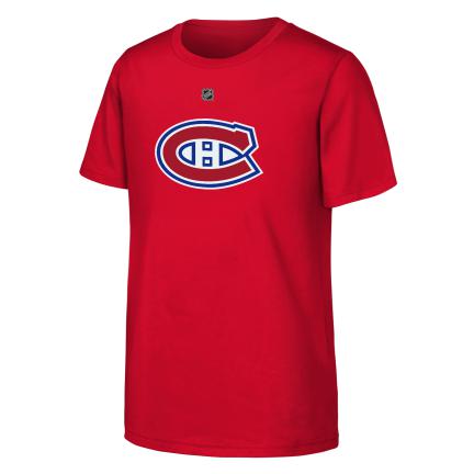 Ivan Demidov Montreal Canadiens NHL Outerstuff Youth Red T-Shirt product image 2, provided for visual reference and product