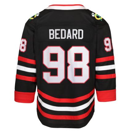 Connor Bedard Chicago Blackhawks NHL Outerstuff Youth Alternate Premier Jersey product image 1, provided for visual
