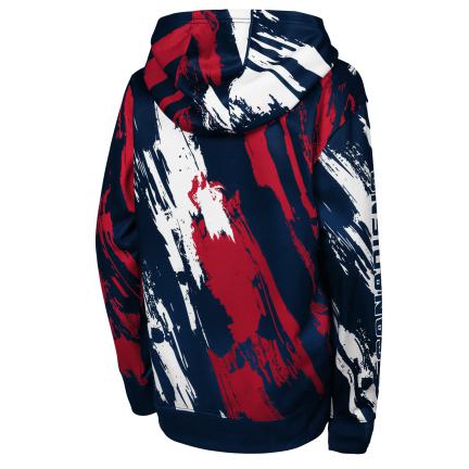 Montreal Canadiens NHL Outerstuff Youth Navy Master Snipe Sublimated Pullover Hoodie product image 3, provided for visual