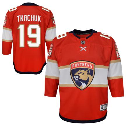 Matthew Tkachuk Florida Panthers NHL Outerstuff Youth Red Home Premier Jersey product image 1, provided for visual reference
