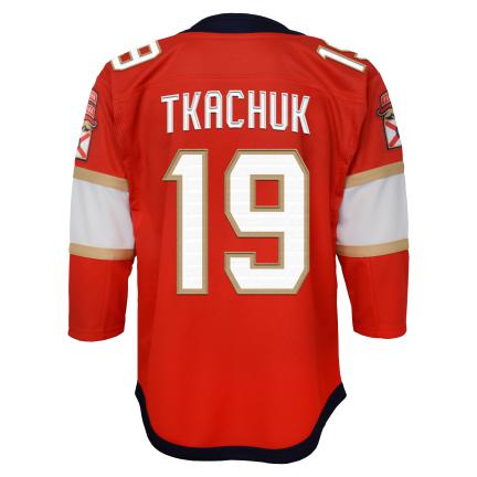 Matthew Tkachuk Florida Panthers NHL Outerstuff Youth Red Home Premier Jersey product image 2, provided for visual reference