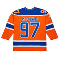 Connor McDavid Edmonton Oilers NHL Mitchell & Ness Youth Orange 2016 Heritage Classic Powerplay Jersey product image 1,