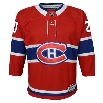 Juraj Slafkovsky Montreal Canadiens NHL Outerstuff Youth Red Premier Jersey product image 2, provided for visual reference