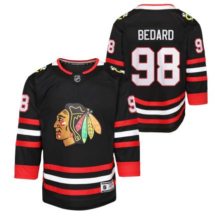 Connor Bedard Chicago Blackhawks NHL Outerstuff Youth Alternate Premier Jersey product image 3, provided for visual