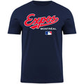 Montreal Expos MLB Bulletin Men Navy Uni T-Shirt product image 1, provided for visual reference and product detail review