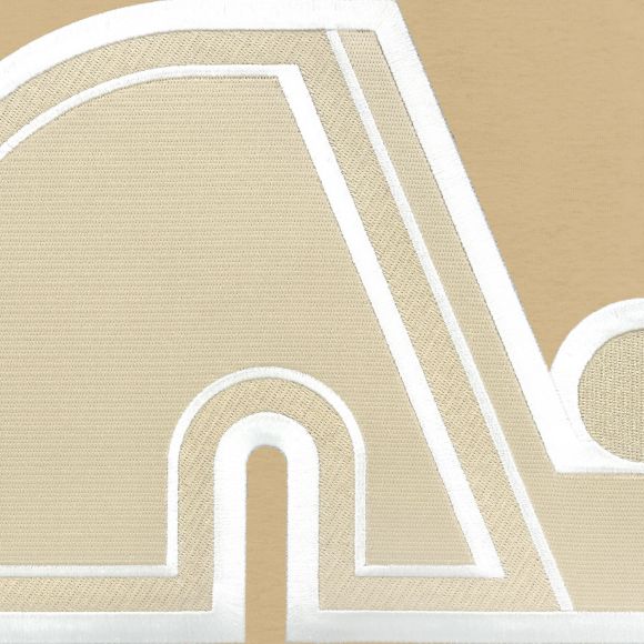 Quebec Nordiques NHL Bulletin Men Wheat Twill Tonal Logo Crew Sweater product image 2, provided for visual reference and