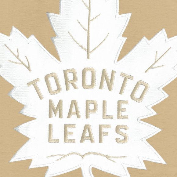 Toronto Maple Leafs NHL Bulletin Men Wheat Twill Tonal Logo Crew Sweater product image 2, provided for visual reference and