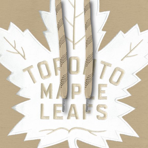 Toronto Maple Leafs NHL Bulletin Men Wheat Tonal Twill Logo Hoodie product image 2, provided for visual reference and