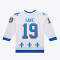 Joe Sakic Quebec Nordiques NHL Mitchell & Ness Men White 1994-95 Power Play Authentic Jersey product image 1, provided for
