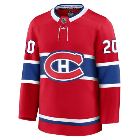 Juraj Slafkovský Montreal Canadiens NHL Fanatics Branded Men Red Premium Jersey product image 3, provided for visual