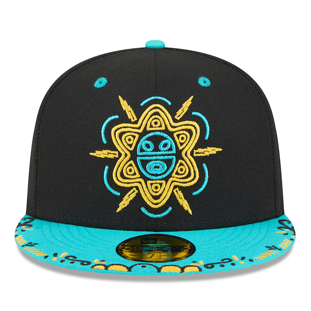 Buffalo Bisons MiLB New Era Men Black/Light Blue 59Fifty Copa De La Diversion Fitted Hat product image 4, provided for