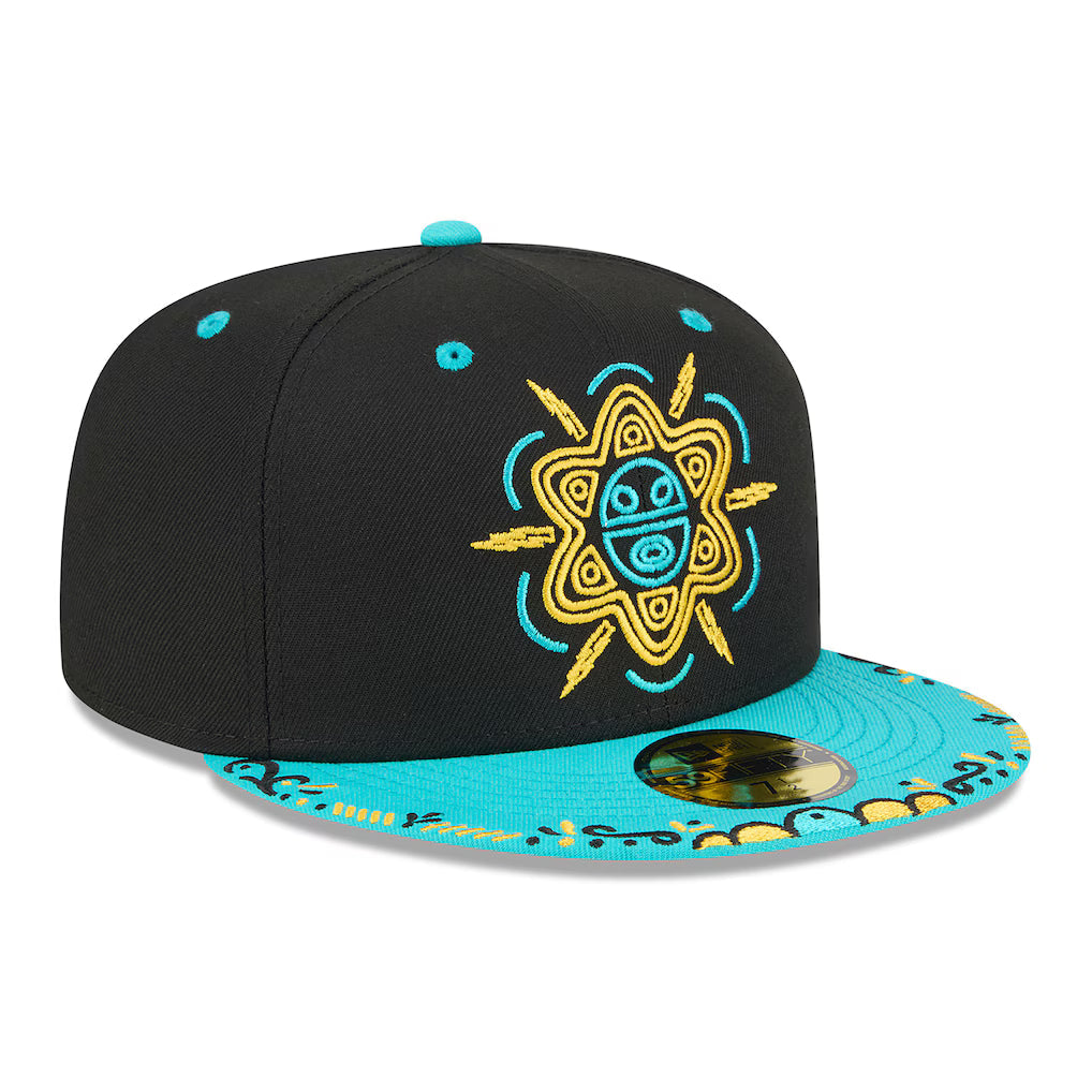 Buffalo Bisons MiLB New Era Men Black/Light Blue 59Fifty Copa De La Diversion Fitted Hat product image 3, provided for