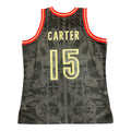 Vince Carter Toronto Raptors NBA Mitchell & Ness Men Black & Gold 1999-2000 Lunar New Year Hardwood Classics Swingman Jersey