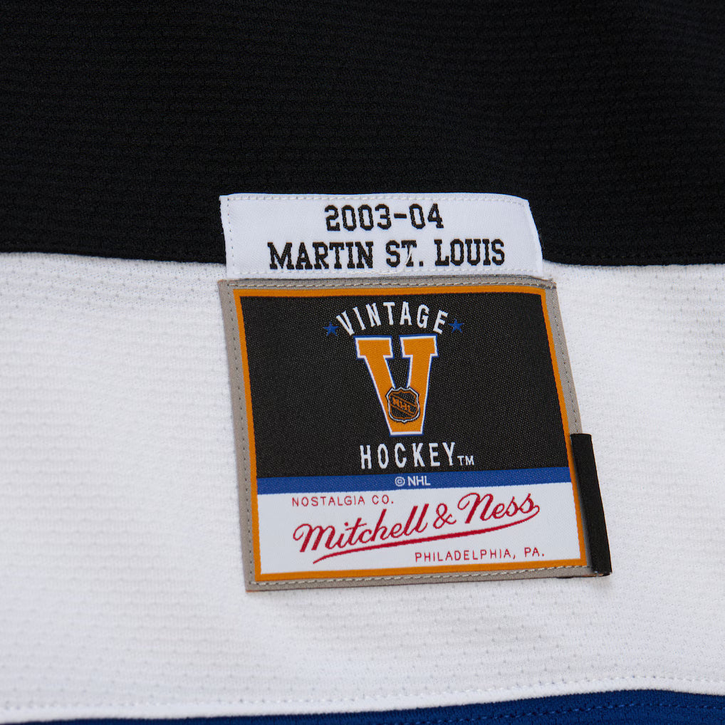 Martin St. Louis Tampa Bay Lightning NHL Mitchell & Ness Men Black 2003-04 Power Play Authentic Jersey product image 3,