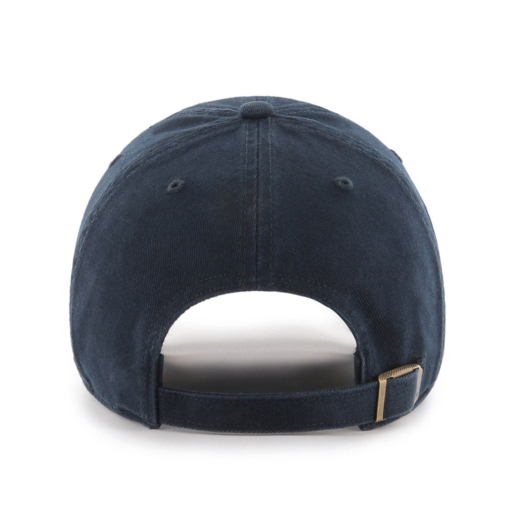Michigan Wolverines NCAA 47 Brand Men Navy Clean Up Adjustable Hat product image 2, provided for visual reference and